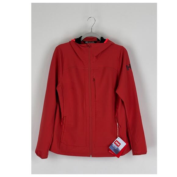 Helly Hanson Aurora Shield Fleece Zip Jacket Poppy Red Womens Size Large New - Picture 5 of 13